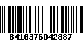 Código de Barras 8410376042887