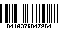 Código de Barras 8410376047264