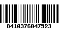 Código de Barras 8410376047523