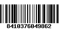 Código de Barras 8410376049862