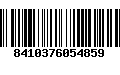 Código de Barras 8410376054859