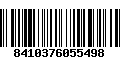 Código de Barras 8410376055498