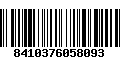 Código de Barras 8410376058093