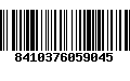 Código de Barras 8410376059045