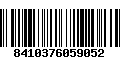 Código de Barras 8410376059052