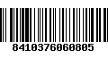 Código de Barras 8410376060805