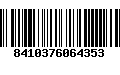 Código de Barras 8410376064353