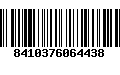 Código de Barras 8410376064438
