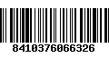 Código de Barras 8410376066326