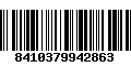 Código de Barras 8410379942863