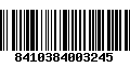 Código de Barras 8410384003245