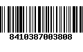 Código de Barras 8410387003808