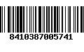 Código de Barras 8410387005741