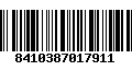 Código de Barras 8410387017911