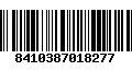 Código de Barras 8410387018277