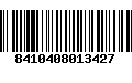 Código de Barras 8410408013427