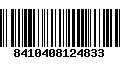 Código de Barras 8410408124833