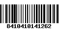 Código de Barras 8410410141262