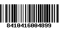 Código de Barras 8410416004899