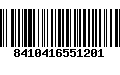 Código de Barras 8410416551201