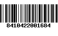 Código de Barras 8410422001684