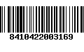 Código de Barras 8410422003169