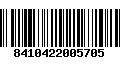 Código de Barras 8410422005705