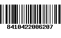 Código de Barras 8410422006207