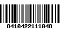 Código de Barras 8410422111048