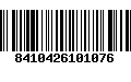 Código de Barras 8410426101076