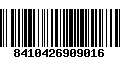 Código de Barras 8410426909016