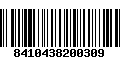 Código de Barras 8410438200309