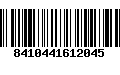 Código de Barras 8410441612045