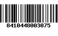 Código de Barras 8410448003075