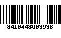 Código de Barras 8410448003938