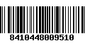 Código de Barras 8410448009510