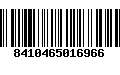 Código de Barras 8410465016966