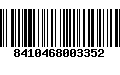 Código de Barras 8410468003352