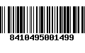 Código de Barras 8410495001499