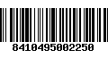 Código de Barras 8410495002250