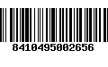 Código de Barras 8410495002656