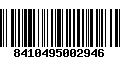 Código de Barras 8410495002946