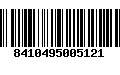 Código de Barras 8410495005121