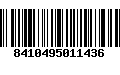 Código de Barras 8410495011436