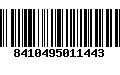 Código de Barras 8410495011443