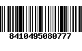 Código de Barras 8410495080777