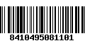 Código de Barras 8410495081101