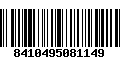 Código de Barras 8410495081149