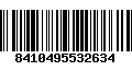 Código de Barras 8410495532634