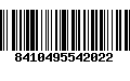 Código de Barras 8410495542022